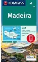 Kompass wandelkaart KP-234 Madeira 1:50.000 9783990446508  Kompass Wandelkaarten   Wandelkaarten Madeira