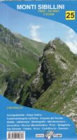 Parco Nazionale dei Monti Sibillini 1:25.000 9788888450858  SER Club Alpino Italiano  Wandelkaarten De Marken, Umbrië