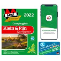 ACSI Klein & Fijn Kamperen gids + app 2022 9789493182196  ACSI   Campinggidsen Europa