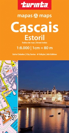 Cascais stadsplattegrond 1:8000 / Estoril 9789895561056  Turinta   Landkaarten en wegenkaarten Lissabon en omgeving