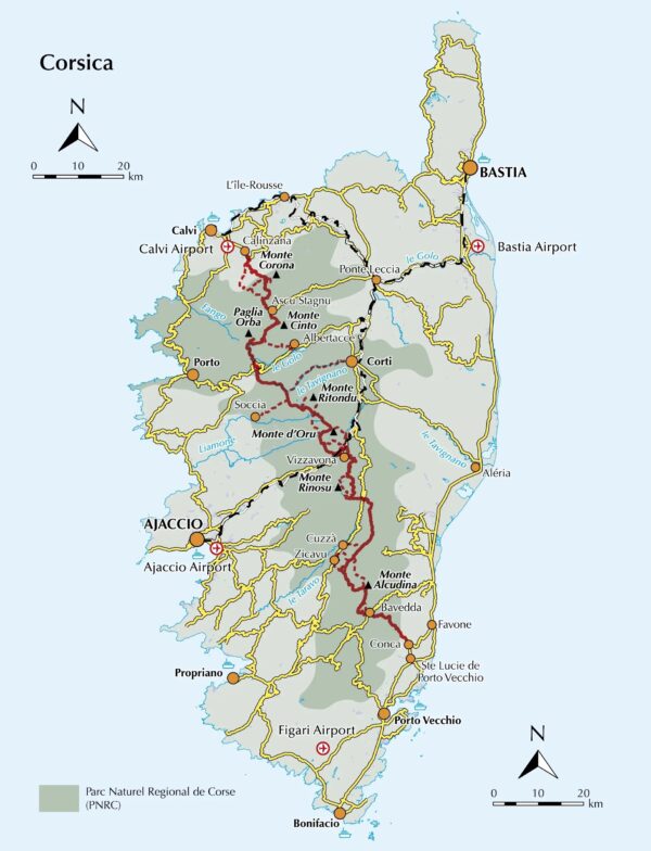 GR20 The Corsican High Level Route - trekking | wandelgids 9781786310675 Castle Cicerone Press   Meerdaagse wandelroutes, Wandelgidsen Corsica