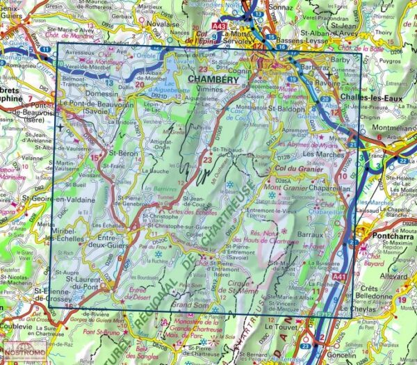 wandelkaart 3333OT Chartreuse/Nord 1:25.000 9782758552253  IGN IGN 25 Franse Alpen/ Nrd.helft  Wandelkaarten Vercors, Chartreuse, Grenoble, Isère
