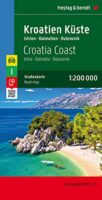 Kroatische Kust | autokaart, wegenkaart 1:200.000 9783707904604  Freytag & Berndt   Landkaarten en wegenkaarten Kroatië