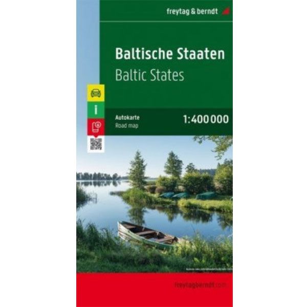 Baltische Staten | autokaart, wegenkaart 1:400.000 9783707905670  Freytag & Berndt   Landkaarten en wegenkaarten Baltische Staten en Kaliningrad