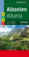 Albanië | wegenkaart,  autokaart 1:150.000 9783707915471  Freytag & Berndt   Landkaarten en wegenkaarten Albanië