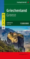 Griekenland | autokaart, wegenkaart 1:500.000 9783707921779  Freytag & Berndt   Landkaarten en wegenkaarten Griekenland