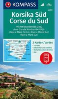 Kompass wandelkaart KP-2251 Zuid-Corsica 1:50.000 9783990444016  Kompass Wandelkaarten   Wandelkaarten Corsica