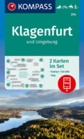 wandelkaart KP-294 Klagenfurt und Umgebung | Kompass 1:50.000 9783991215738  Kompass Wandelkaarten Kompass Oostenrijk  Wandelkaarten Karinthië