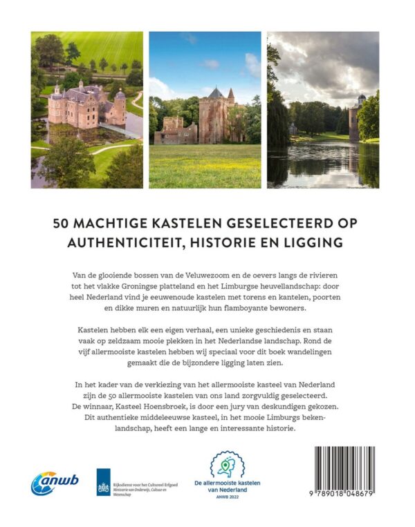 De Allermooiste Kastelen van Nederland 9789018048679  ANWB   Historische reisgidsen, Reisgidsen Nederland