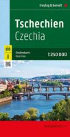 Tsjechie | autokaart, wegenkaart 1:250.000 9783707921151  Freytag & Berndt   Landkaarten en wegenkaarten Tsjechië