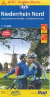 Niederrhein Nord, fietskaart  1:75.000 9783969900178  ADFC / BVA ADFC Regionalkarte  Fietskaarten Niederrhein