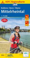 Mittelrheintal | fietskaart 1:75.000 9783969900215  ADFC / BVA ADFC Regionalkarte  Fietskaarten Mittelrhein, Lahn, Westerwald