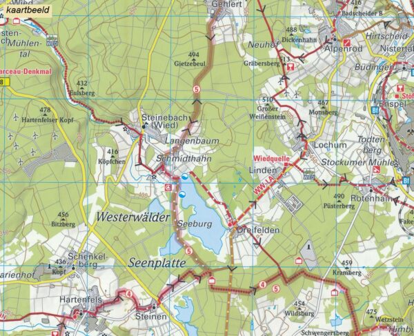 Mittelrheintal | fietskaart 1:75.000 9783969900215  ADFC / BVA ADFC Regionalkarte  Fietskaarten Mittelrhein, Lahn, Westerwald
