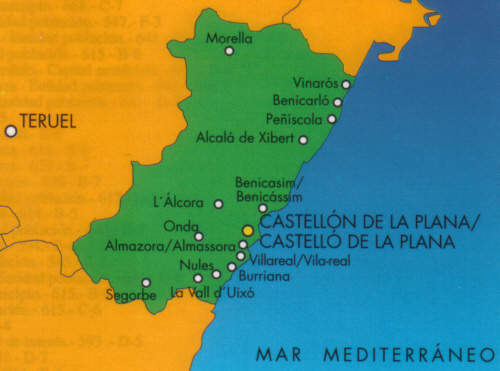 Prov.: Castellon 1:200.000 (Castellón) 9788441648210  CNIG Provinciekaarten Spanje  Landkaarten en wegenkaarten Costa Blanca, Costa del Azahar, Castellón
