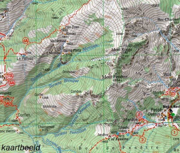 ESC-11  Mont Avic, Valle di Champorcher | wandelkaart 1:25.000 9788898520725  Escursionista Carta dei Sentieri 1:25.000  Wandelkaarten Aosta, Gran Paradiso