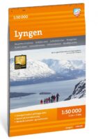 CAL-19  Lyngen, Tur- og toppturkart  wandelkaart 1:50.000 9789189371569  Calazo Calazo Noorwegen noord  Wandelkaarten Noors Lapland