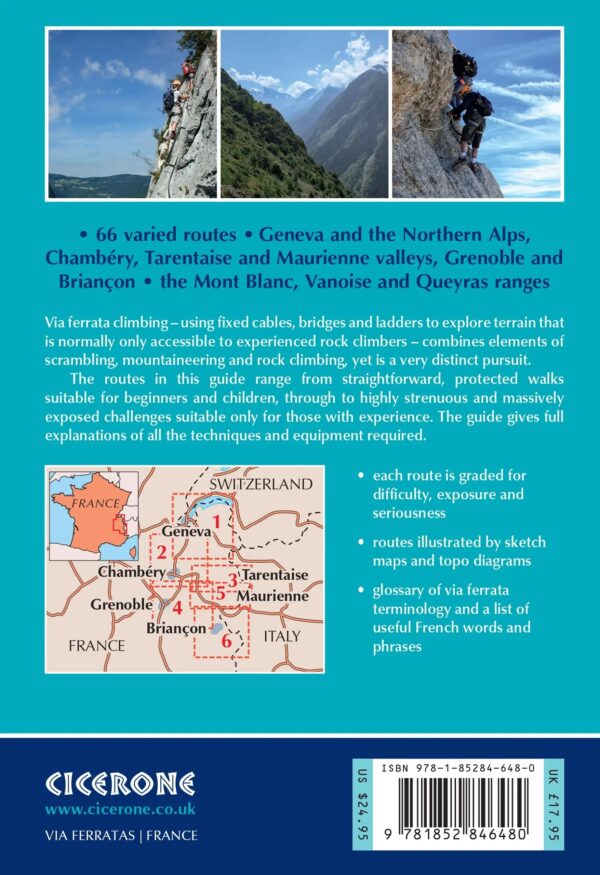 Via Ferratas of the French Alps | klimgids 9781852846480 Richard Miller Cicerone Press   Klimmen-bergsport Franse Alpen: noord, Franse Alpen: zuid