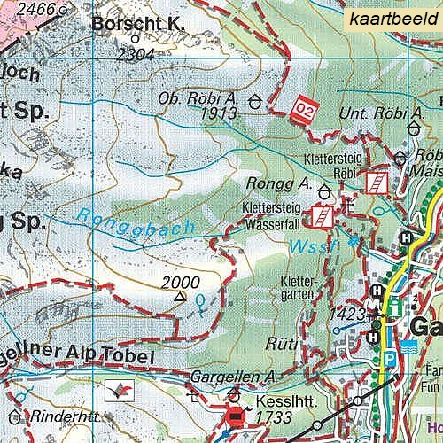 WK-374  Montafon, Silvretta, Hochalpenstrasse, Piz Buin 9783707910841  Freytag & Berndt WK 1:50.000  Wandelkaarten Vorarlberg