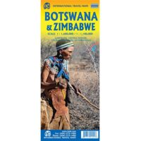 Botswana and Zimbabwe travel map | landkaart, autokaart 1:1.500.000 9781771291002  ITM   Landkaarten en wegenkaarten Angola, Zimbabwe, Zambia, Mozambique, Malawi, Botswana