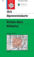 wandelkaart AV-30/6 Ötztaler Alpen/Wildspitze [2022] Alpenverein 9783948256180  AlpenVerein Alpenvereinskarten  Wandelkaarten Tirol