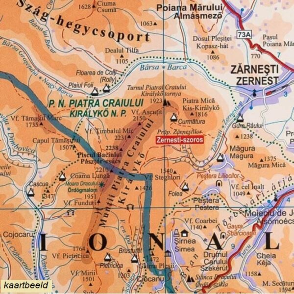 South Eastern Transsylvania 1:200.000 9789638680891  Gizi Map   Landkaarten en wegenkaarten Roemenië, Moldavië