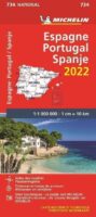 794  Spanje en Portugal 1:1.000.000 (onverscheurbaar) 2022 9782067255012  Michelin Michelinkaarten Jaaredities  Landkaarten en wegenkaarten Spanje