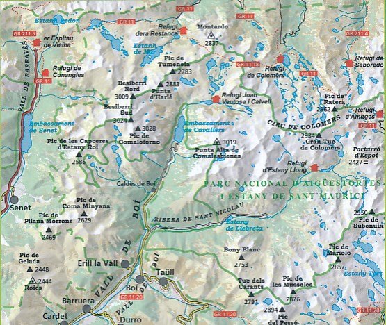 wandelkaart Vall de Boí 1:25.000 (Aigüestortes) 9788480908436  Editorial Alpina   Wandelkaarten Spaanse Pyreneeën