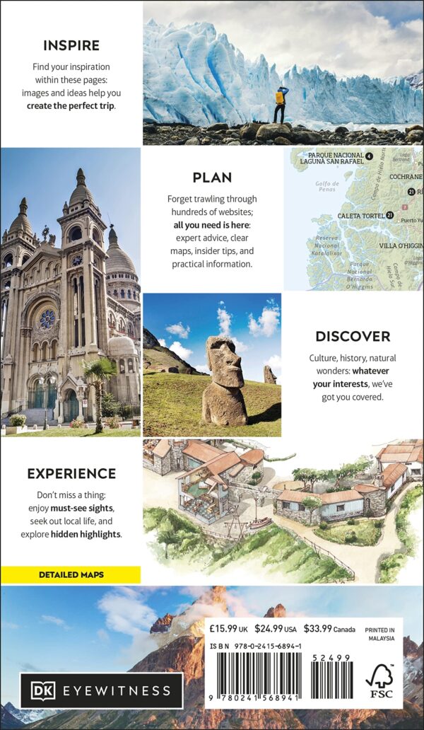 Chile & Easter Island Eyewitness Travel Guide 9780241568941  Dorling Kindersley Eyewitness Guides  Reisgidsen Chili