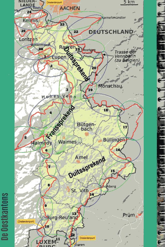 fietsgids Langs de Grenzen van de Oostkantons - fietsrondrit 9789464594249  Ward Van Loock   Fietsgidsen Wallonië (Ardennen)