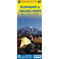 ITM Kilimanjaro wandelkaart 1:63.000 | Noord-Tanzania wegenkaart 1:1.300.000 9781771294140  International Travel Maps   Landkaarten en wegenkaarten, Wandelkaarten Tanzania, Zanzibar