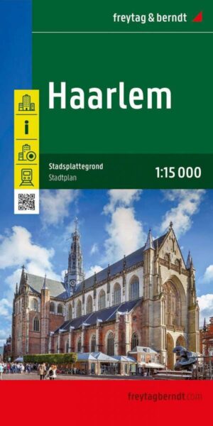 stadsplattegrond Haarlem 9783707921496  Freytag & Berndt F&B stadsplattegronden NL  Stadsplattegronden Noord-Holland