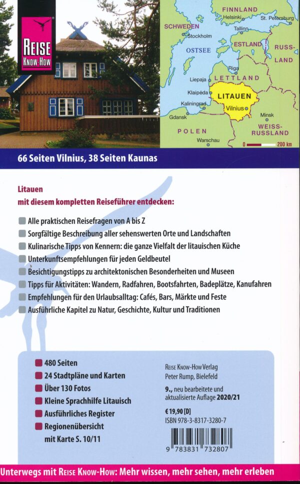Litauen Reise Know How | reisgids Litouwen 9783831732807 Günther Schäfer Reise Know-How Verlag   Reisgidsen Vilnius & Litouwen