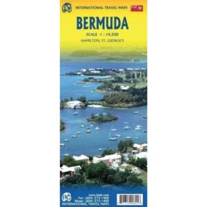 ITM Bermuda | wandelkaart, autokaart 1:14.500 9781771290821  International Travel Maps   Landkaarten en wegenkaarten Overig Caribisch gebied