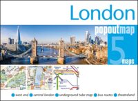 London pop out map | stadsplattegrondje in zakformaat 9781914515484  Grantham Book Services PopOut Maps  Stadsplattegronden Londen