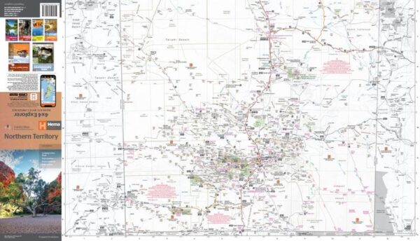 wegenkaart / overzichtskaart Northern Territory 1:1.680.000 9781925625684  Hema Maps   Landkaarten en wegenkaarten Australië