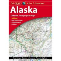 Alaska Delorme Atlas & Gazetteer 9781946494436  Delorme Delorme Atlassen  Wegenatlassen Alaska
