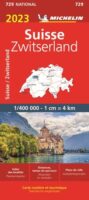 729 Zwitserland 2023 | Michelin  wegenkaart, autokaart 1:400.000 9782067258303  Michelin Michelinkaarten Jaaredities  Landkaarten en wegenkaarten Zwitserland