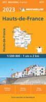 511 Hauts-de-France | Michelin  wegenkaart, autokaart 1:200.000 9782067258396  Michelin Regionale kaarten  Landkaarten en wegenkaarten Picardie, Nord