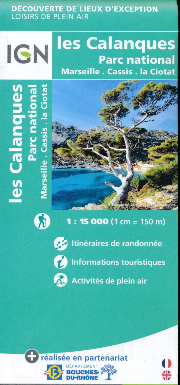 Les Calanques 1:15.000 9782758541998  IGN IGN Spéciales  Wandelkaarten Provence, Marseille, Camargue