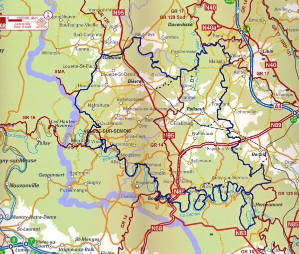 GR161 Tour du Pays de Bouillon en Ardenne | wandelgids (GRP-161) 9782931078143  SGR Topoguides (B)  Meerdaagse wandelroutes, Wandelgidsen Wallonië (Ardennen)
