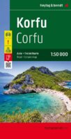 Korfu | autokaart, wandelkaart 1:50.000 9783707909562  Freytag & Berndt   Landkaarten en wegenkaarten Corfu