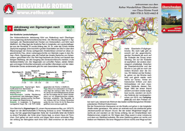 wandelgids Oberschwaben Rother Wanderführer 9783763344628  Bergverlag Rother RWG  Wandelgidsen Bodenmeer, Schwäbische Alb, Romantische Strasse, Schwaben