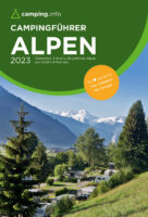 Campingführer Rund um die Alpen 2023 9783982410029  Camping.Info   Campinggidsen Zwitserland en Oostenrijk (en Alpen als geheel)