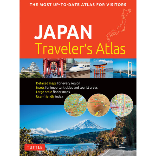 Japan Travelers Atlas 9784805315415  Periplus   Wegenatlassen Japan