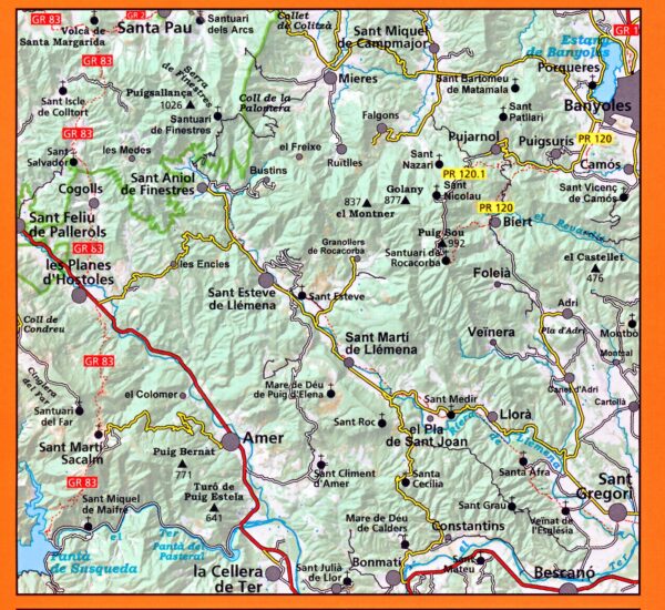 wandelkaart Vall de llémena (set van 2 kaarten 1:25.000/15.000) 9788480909471  Editorial Alpina   Wandelkaarten Spaanse Pyreneeën