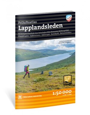 Lapplandsleden Laplandroute wandelatlas 1:50.000 9789189371743  Calazo Calazo Zweeds Lapland  Meerdaagse wandelroutes, Wandelgidsen, Wandelkaarten Zweeds-Lapland (Norrbottens Län)