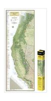 National Geographic Pacific Crest Trail Wall Map in Gift Box 9781597755825  National Geographic   Meerdaagse wandelroutes, Wandkaarten VS-West, Rocky Mountains