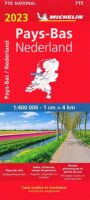 715  Nederland | Michelin  wegenkaart, autokaart 1:400.000 2023 9782067258181  Michelin Michelinkaarten Jaaredities  Landkaarten en wegenkaarten Nederland