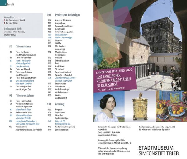 Trier CityTrip 9783831735495  Reise Know-How Verlag City Trip  Reisgidsen Moezel, van Trier tot Koblenz