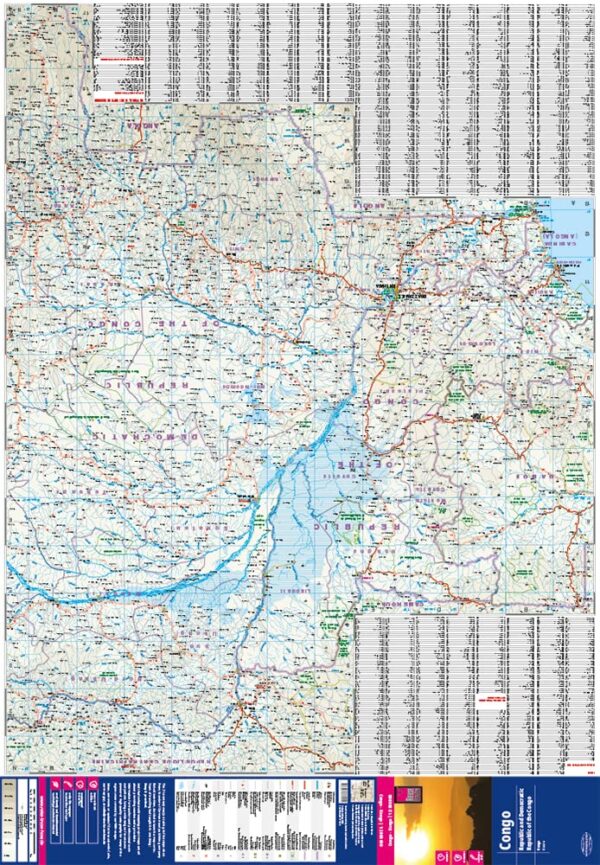 Congo landkaart, wegenkaart 1:2.000.000 9783831771912  Reise Know-How Verlag WMP, World Mapping Project  Landkaarten en wegenkaarten Congo en Congo-Brazzaville